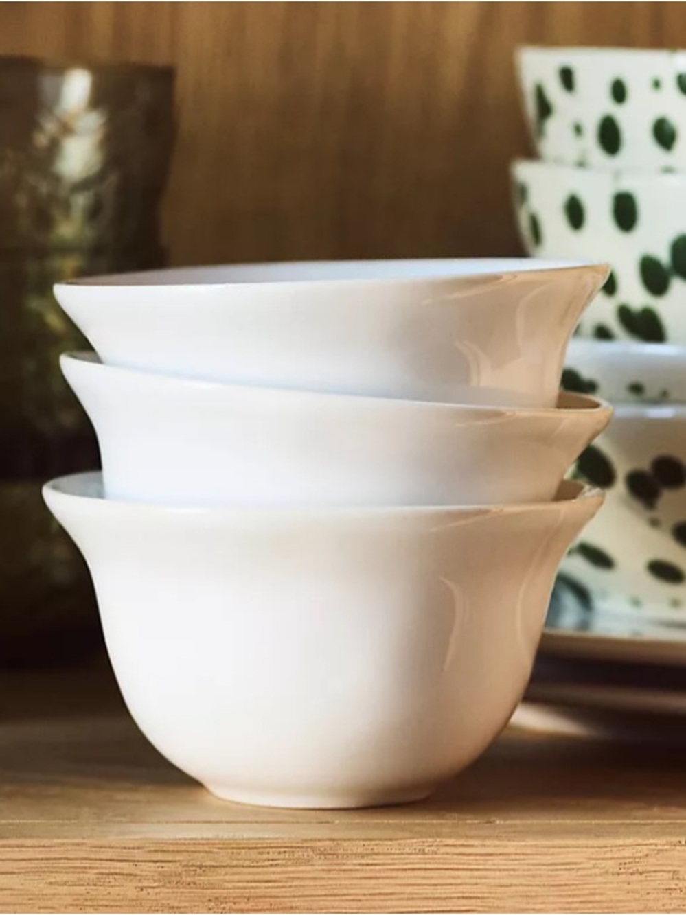 Anthropologie Reeves Portuguese Stoneware Nut Bowls - set of four - NWT
